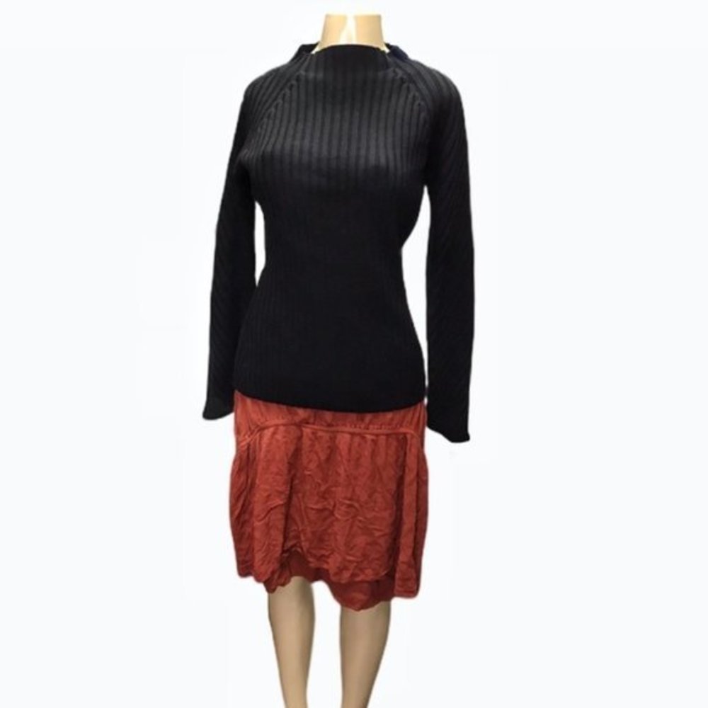 Strenesse Gabriele Strehle Black mock neck sweater